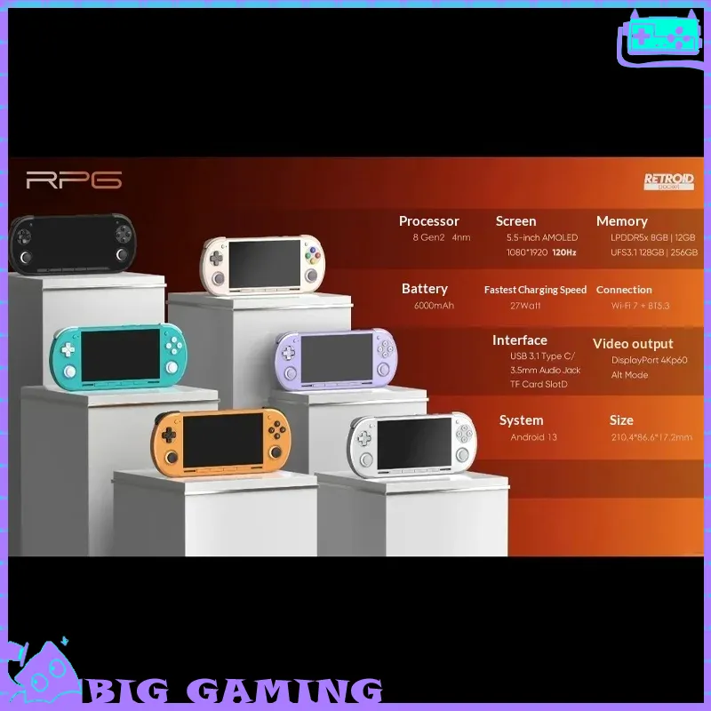 Retro Gaming Tablet - For Retroid Pocket G2 Gaming Handheld