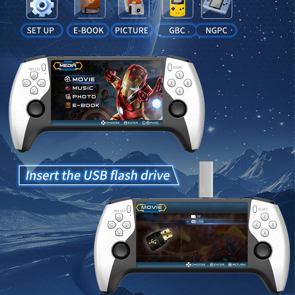 2026 New SF3500 5 Inch Handhel - огляд і ціна Retro Gaming Gadgets