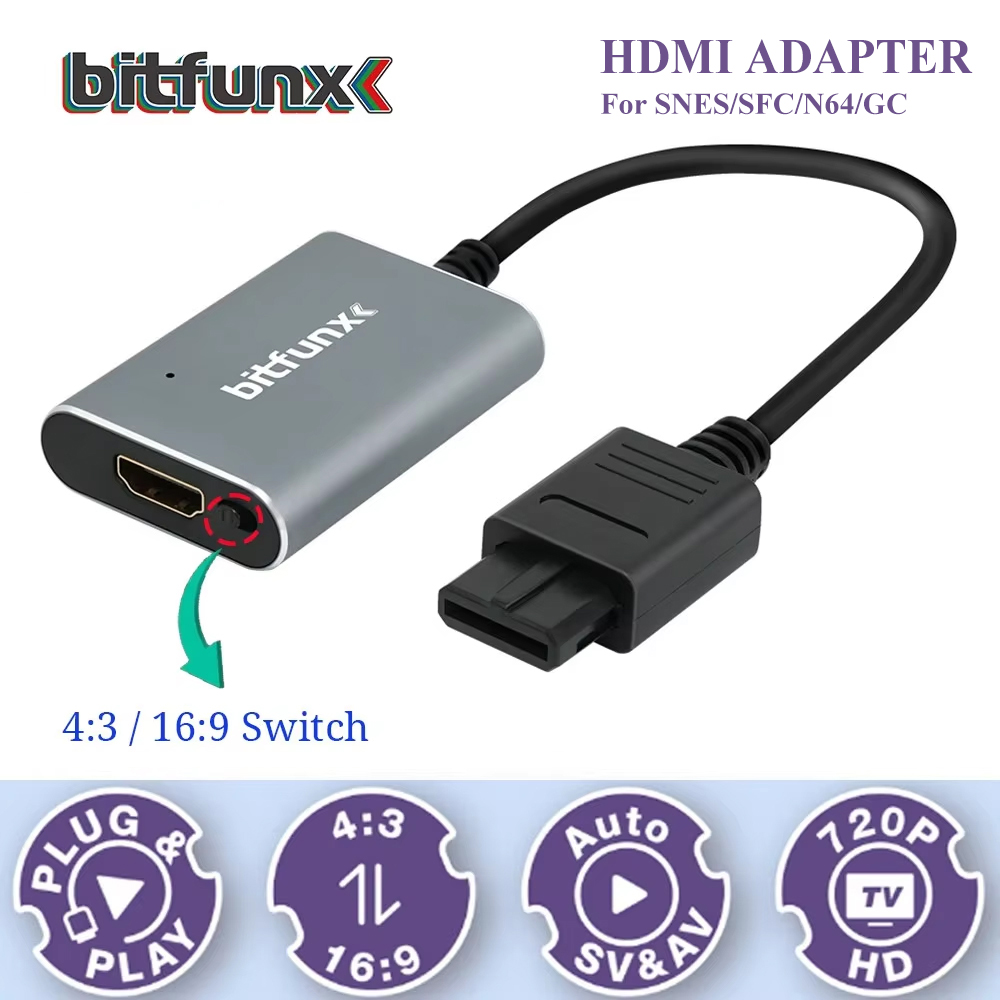 Bitfunx 720P Svideo / AV To HD - огляд і ціна Retro Gaming Events