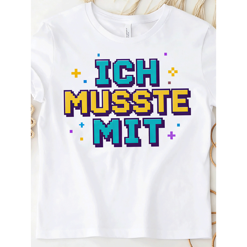 Ich Musste Mit German Meme T-S - огляд і ціна Retro Gaming Font