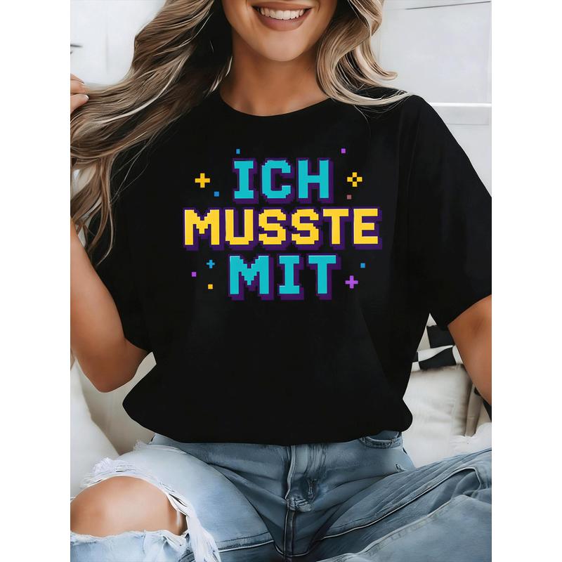 Ich Musste Mit German Meme T-S - огляд і ціна Retro Gaming Font