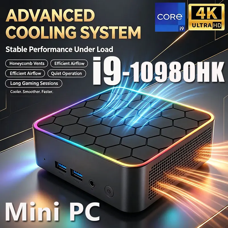 2026 Mini PC Core i9 10980HK W - огляд і ціна Retro Gaming Mini Pc