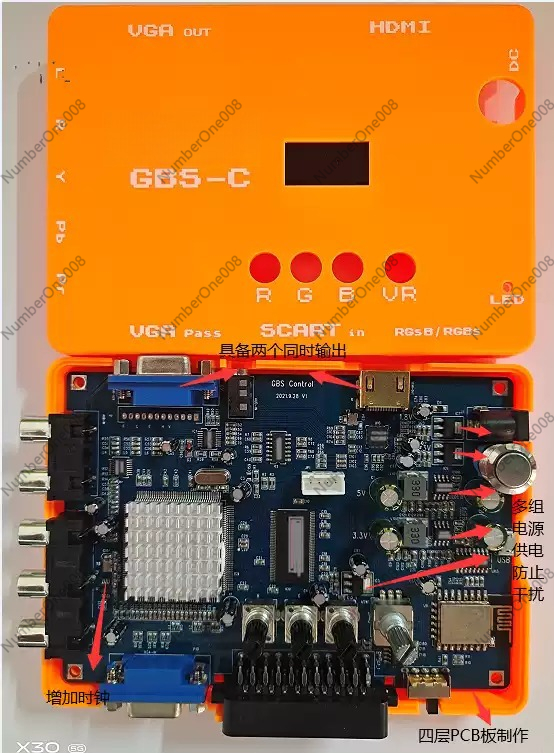 Low Resolution Game RGBS Compo - огляд і ціна Retro Gaming Upscaler