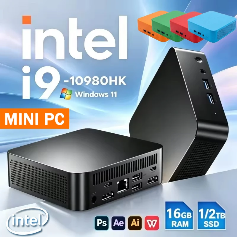 Intel i9 10980HK Mini PC Dual  - огляд і ціна Retro Gaming Mini Pc