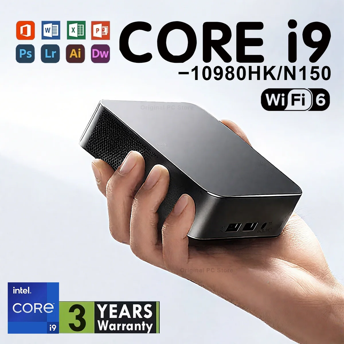 Intel i9 10980HK Mini PC Dual  - огляд і ціна Retro Gaming Mini Pc