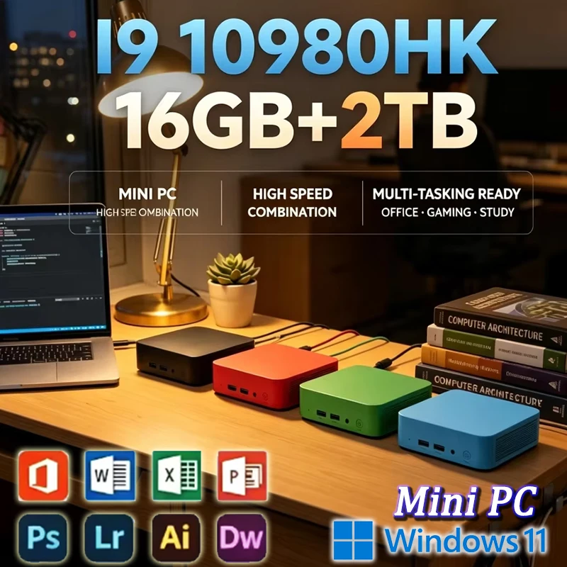 Intel i9 10980HK Mini PC Dual  - огляд і ціна Retro Gaming Mini Pc