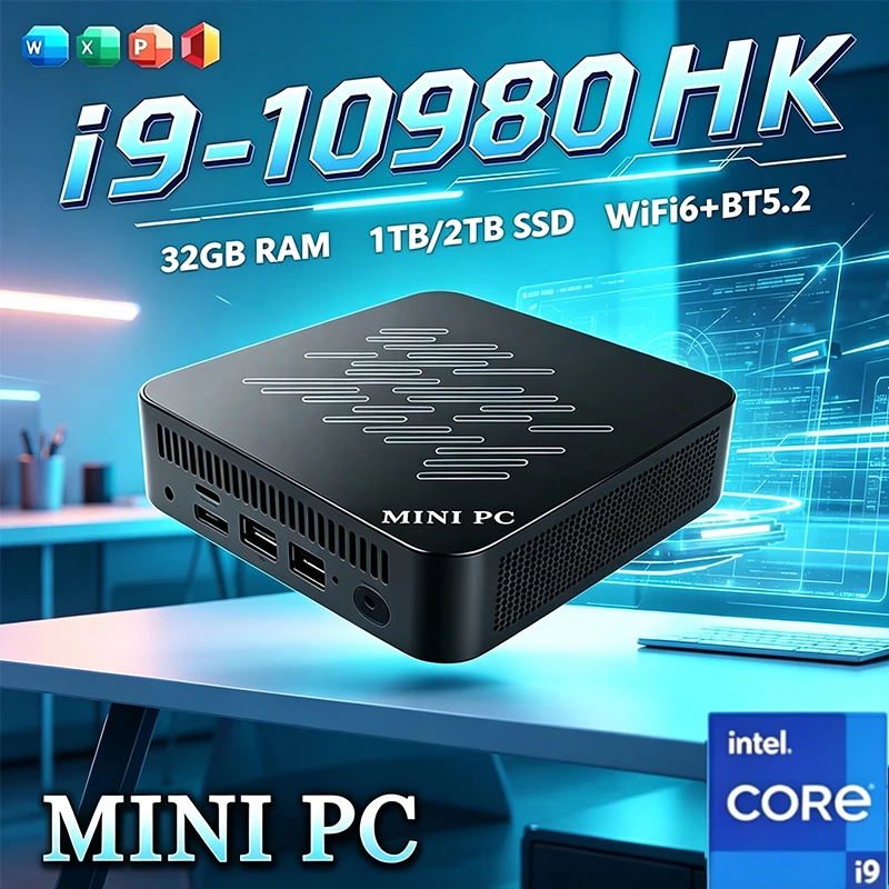 Core I9 10980HK Mini PC Window - огляд і ціна Retro Gaming Mini Pc