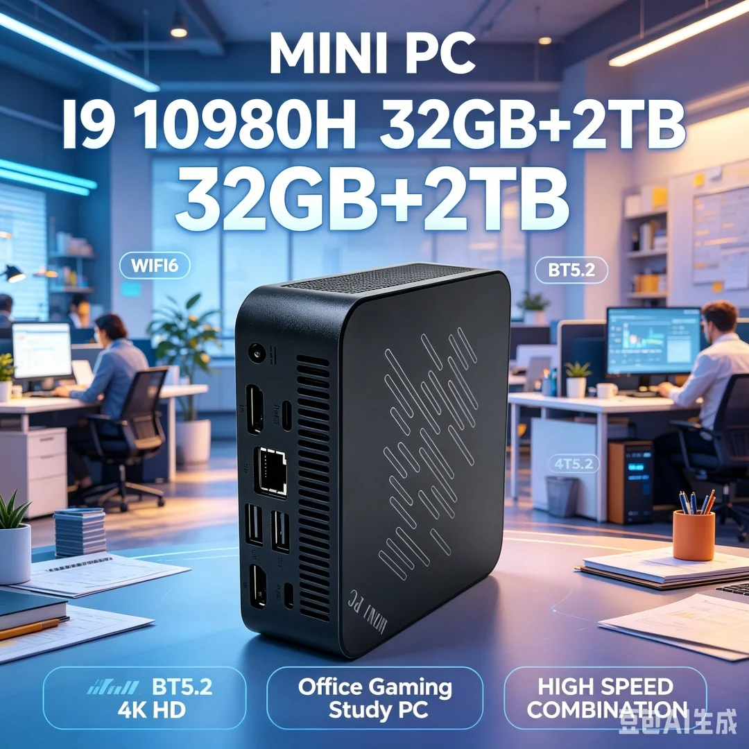 Core I9 10980HK Mini PC Window - огляд і ціна Retro Gaming Mini Pc