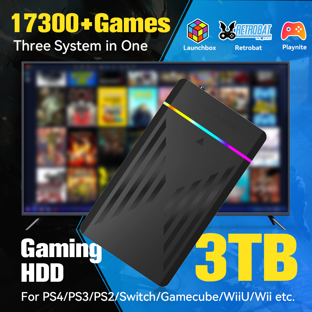 3TB Portable Gaming HDD Launch - огляд і ціна Retro Gaming Gadgets